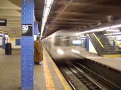 R-44 @ Columbus Circle. Photo taken by Brian Weinberg, 12/29/2002. (66k)