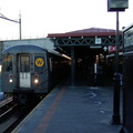 R-68 @ Astoria-Ditmars Blvd (N/W). Photo by Brian Weinberg, 01/07/2003. (120k)