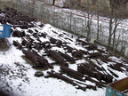 Walking further towards Junius St, the view looking north from the pedestrain bridge. Photo taken by Brian Weinberg, 12/29/2002.