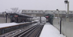 R-62A 1946 @ Livonia Av/Junius St. Photo taken by Brian Weinberg, 02/17/2003. This was the Presidents Day Blizzard of 2003.