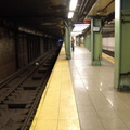 NB platform @ Nevins St. Photo taken by Brian Weinberg, 12/29/2002. (86k)