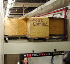 PDRM1678|| Passageway leading to the  remodeled mezzanine for the N/R/Q/W at Times Square - 42 St. Photo by Brian Weinberg, 01/1