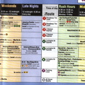 Right side of the SUBWAY SERVICE GUIDE