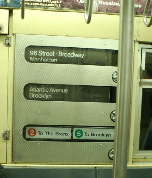 rollsign - The Train of Many Colors ran from Grand Central to Atlantic Av and then back up the West Side to 96 St in honor of the 100th Anniversary of the IRT beginning service to Atlantic Av in Brooklyn. DSC_1816a_800.jpg