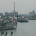 R-32 cars on barge at 207 St Yard