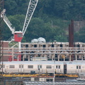 R-32 cars on the barge @ 207 St Yard