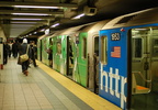 R-62A 1946 @ Grand Central (S) - Google wrap of shuttle