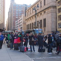 The line for Megabus on the morning of the Monday after Thanksgiving