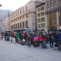 The line for Megabus on the morning of the Monday after Thanksgiving