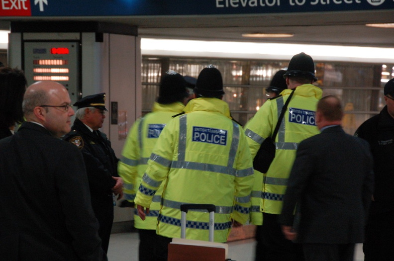 British Transport Police patrol New York's Penn Station on March 5, 2009, in an exchange program with the Amtrak Police Department. - British Transport Police patrol New York's Penn Station on March 5, 2009, in an exchange program with the Amtrak Police Department. DSC_3396.jpg