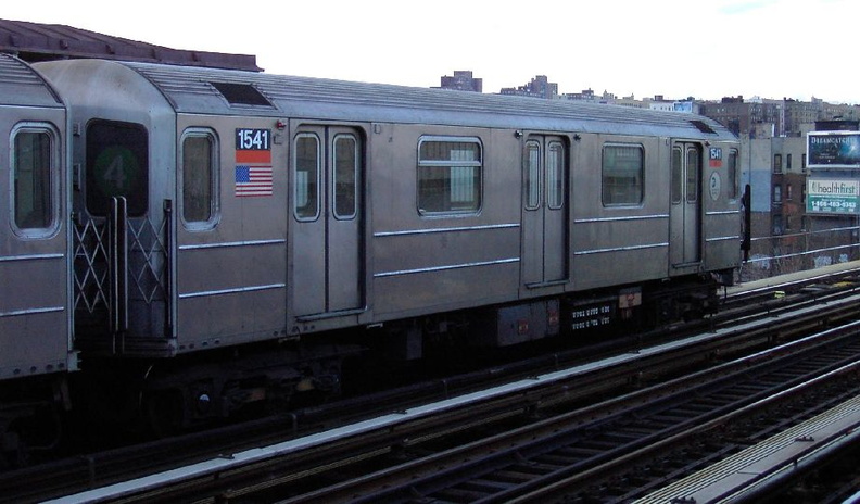 R-62 1541 @ 167 St (4). Photo taken by Brian Weinberg, 3/31/2003.