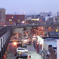 167 St station as seen from 170 St station (4). Photo taken by Brian Weinberg, 3/26/2003.