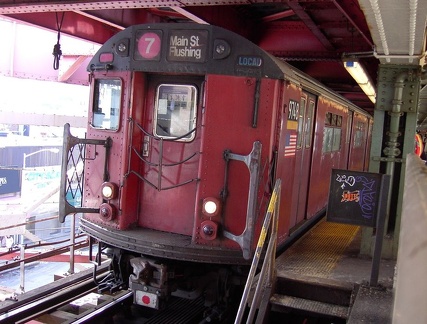R-36WF 9748 @ Queensboro Plaza (7). Photo taken by Brian Weinberg, 3/16/2003.