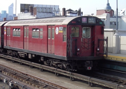 R-36WF 9747 @ 33 St (7). Photo taken by Brian Weinberg, 3/16/2003.

