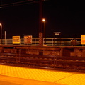 Edison, NJ train station on the NEC. Photo taken by Brin Weinberg, 3/15/2003.