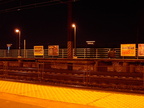 Edison, NJ train station on the NEC. Photo taken by Brin Weinberg, 3/15/2003.