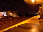 Edison, NJ train station on the NEC. Photo taken by Brin Weinberg, 3/15/2003.