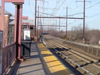 New Brunswick station (looking north). Photo taken by Brian Weinberg, 3/14/2003.