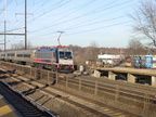 NJT APL46 4600 @ New Brunswick. Photo taken by Brian Weinberg, 3/14/2003.