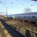 Amtrak Amfleet @ New Brunswick. Photo taken by Brian Weinberg, 3/14/2003.