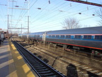 Amtrak Amfleet @ New Brunswick. Photo taken by Brian Weinberg, 3/14/2003.