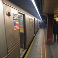 R-46 5945 @ 34 St-Herald Square (F). Train was taken out of service due to a smoke condition. Photo taken by Brian Weinberg, 3/9