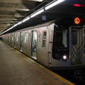 R-143 8212 @ Graham Ave (L). This is the "Siemens Train." Photo taken by Brian Weinberg, 3/10/2004.