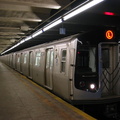 R-143 8212 @ Graham Ave (L). This is the "Siemens Train." Photo taken by Brian Weinberg, 3/10/2004.