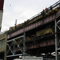 Construction @ Queensboro Plaza. Photo taken by Brian Weinberg, 3/14/2004.