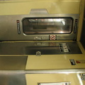 Interior of R-40 4253 @ 59 St-Columbus Circle (B). Note the rubber seal around the storm door window and the lack of a metal fra