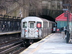 R-62A @ Dyckman St southbound (1). Photo taken by Brian Weinberg, 4/15/2004.