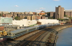 MNR ACMU 1100 series @ Marble Hill (Hudson Line). The days are numbered for these cars. Photo taken by Brian Weinberg, 4/27/2004
