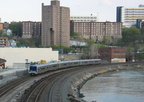 MNR M7a @ Marble Hill (Hudson Line). This is this set's third day of revenue service. Photo taken by Brian Weinberg, 4/27/2004.