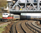 April 27, 2004 - MNR diesels and electrics at Marble Hill