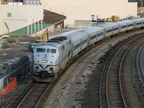 MNR P32AC-DM 218 @ Marble Hill (Hudson Line). Photo taken by Brian Weinberg, 4/27/2004.