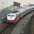 MNR P32AC-DM 231 @ Marble Hill (Hudson Line). Photo taken by Brian Weinberg, 4/27/2004.