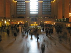 Grand Central Terminal main waiting room. Photo taken from the west staircase. Photo taken by Brian Weinberg, 5/6/2004.