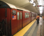 R-33WF 9312 @ Grand Central - 42 St (7). Photo taken by Brian Weinberg, 7/8/2003.