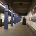 Looking south along the downtown lower level platform @ 50 St (E). Photo taken by Brian Weinberg, 5/30/2004.