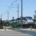 Coaster EMD F59PHI 3002 @ Old Town station (San Diego). Photo taken by Brian Weinberg, 6/4/2004.