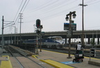 Amtrak California Surfliner EMD F59PHI 464 @ Old Town Transit Center. Photo taken by Brian Weinberg, 6/6/2004.