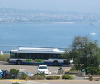 San Diego Transit NF C40LF 1631 @ Point Loma. Photo taken by Brian Weinberg, 6/4/2004.