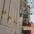 End of the San Diego Trolley Orange Line @ Santee Town Center. Photo taken by Brian Weinberg, 6/6/2004.