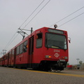 San Diego Trolley Siemens-Duwag LRV #2004 @ Santee Town Center. Photo taken by Brian Weinberg, 6/6/2004.