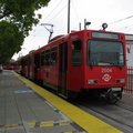 San Diego Trolley Siemens-Duwag LRV #2004 @ 12th-Imperial at the end of the Orange Line. Photo taken by Brian Weinberg, 6/6/2004