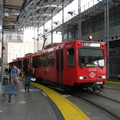 San Diego Trolley Siemens-Duwag LRV #2004 @ American Plaza. Photo taken by Brian Weinberg, 6/6/2004.