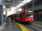 San Diego Trolley Siemens-Duwag LRV #2004 @ American Plaza. Photo taken by Brian Weinberg, 6/6/2004.