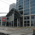 American Plaza transfer station (exterior). Photo taken by Brian Weinberg, 6/6/2004.