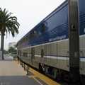 Amtrak California Surfliner Cab Car 6906 @ Santa Fe depot. Photo taken by Brian Weinberg, 6/6/2004.