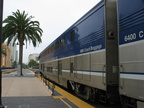 Amtrak California Surfliner Cab Car 6906 @ Santa Fe depot. Photo taken by Brian Weinberg, 6/6/2004.